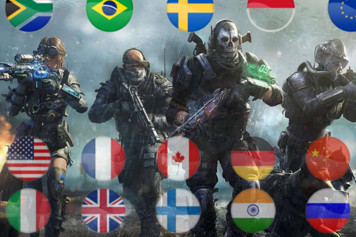 تفاوت ریجن های کالاف دیوتی موبایل