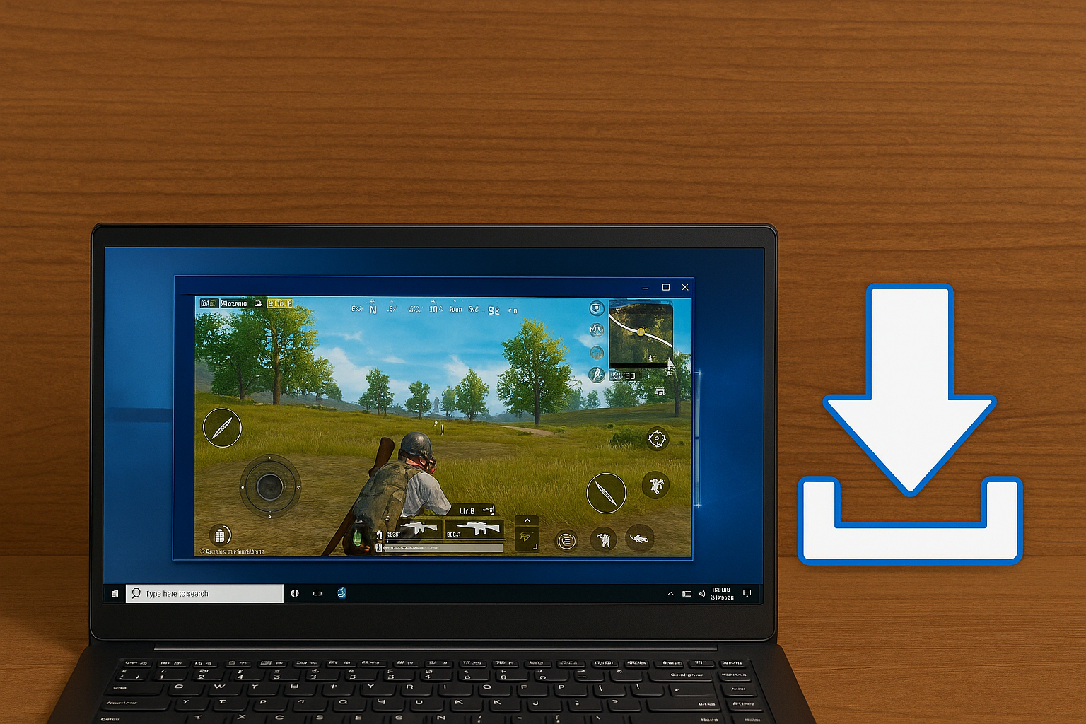 اموزش دانلود پابجی موبایل برای کامپیوتر