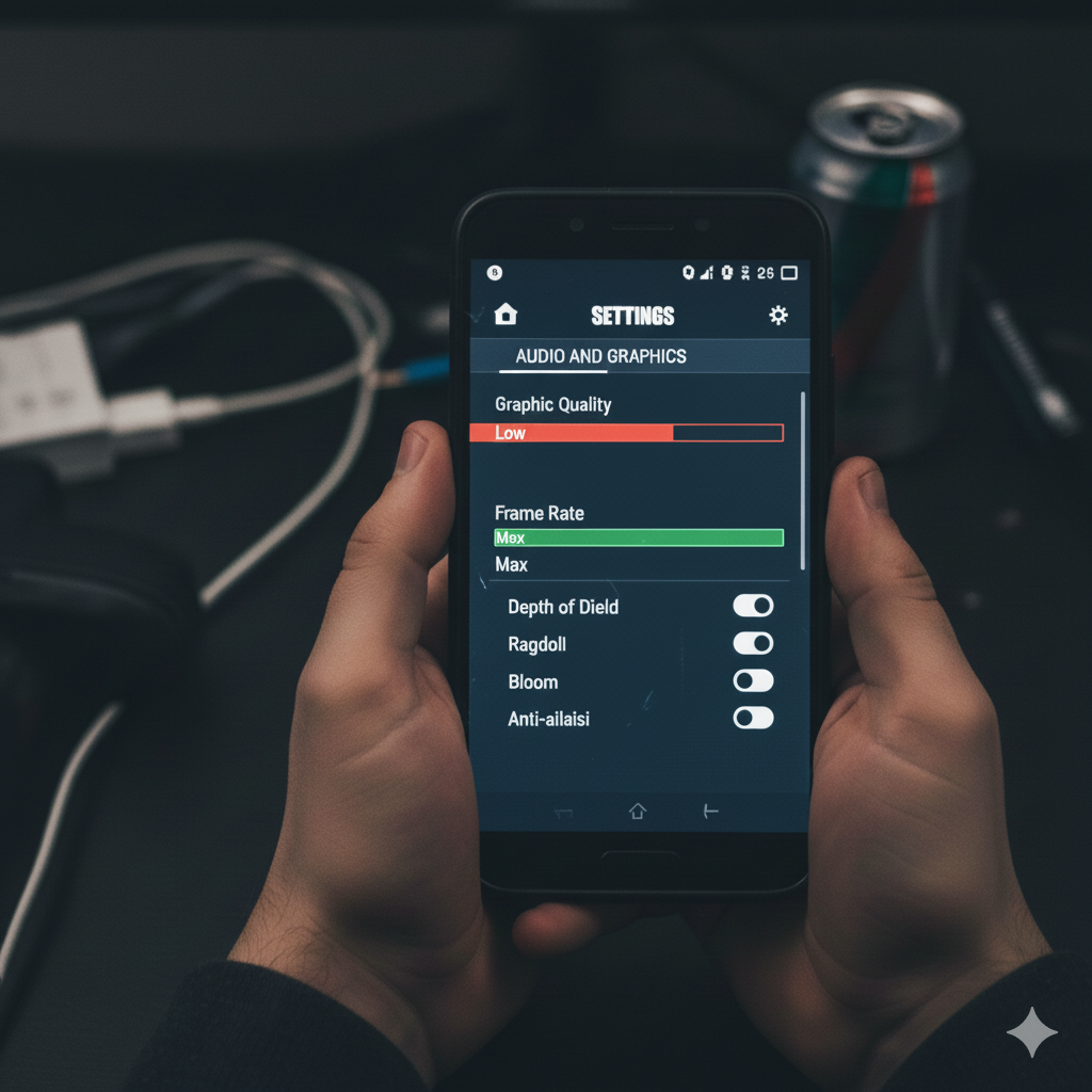 رفع لگ کالاف دیوتی موبایل در گوشی های ضعیف